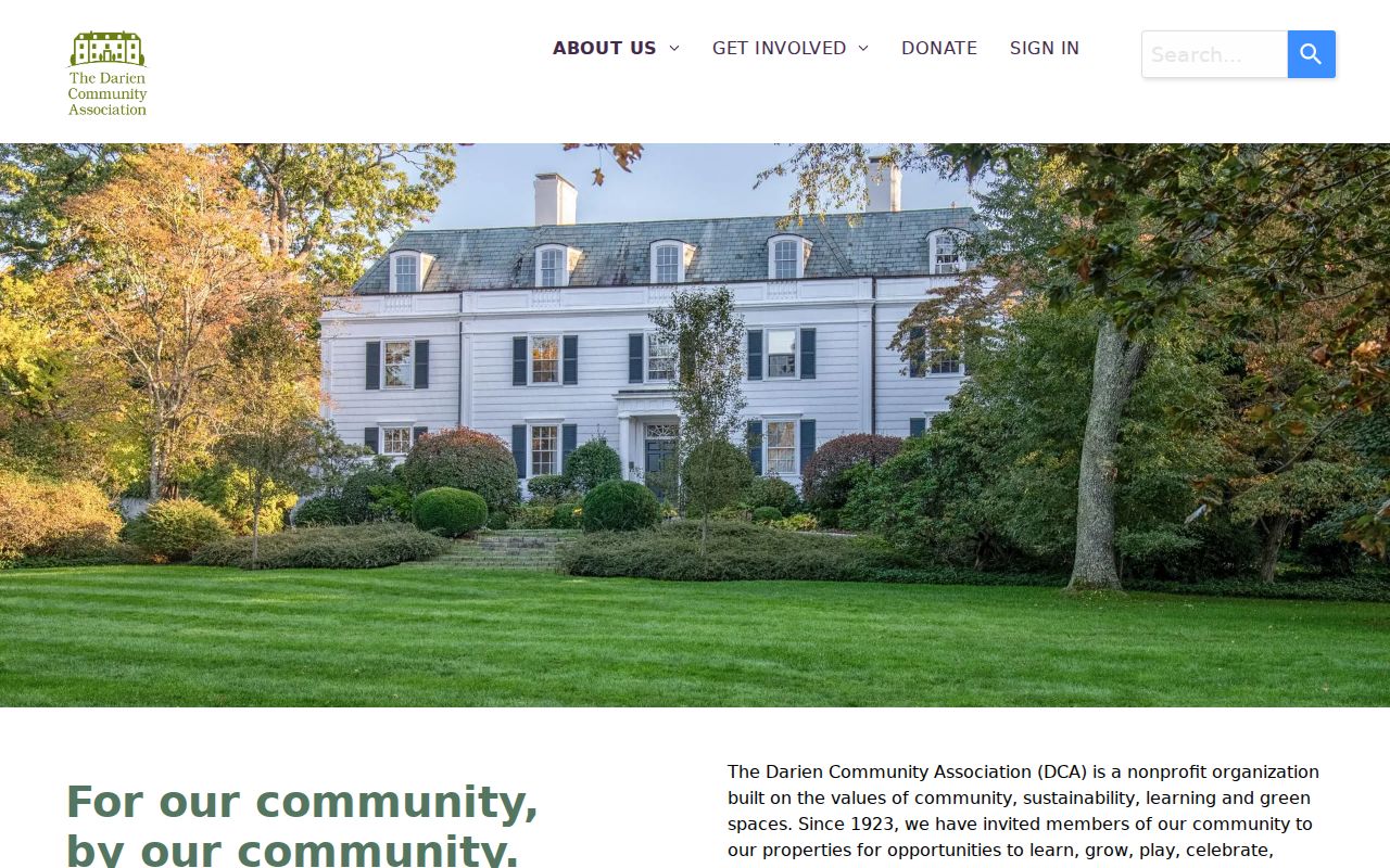 Darien neighbors Darien Community Association history
